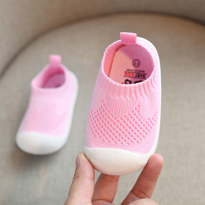 Soft Cotton Toddler Shoes – Non-Slip, Lightweight for Boys & Girls, Sizes 14-23