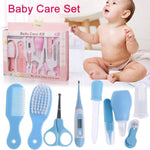 Portable Baby Health Care Kit – 9-in-1 Grooming Set with Thermometer & Tools