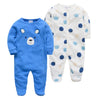 Unisex Baby Romper Jumpsuit – Long Sleeve, Soft Cotton, Spring & Fall Wear