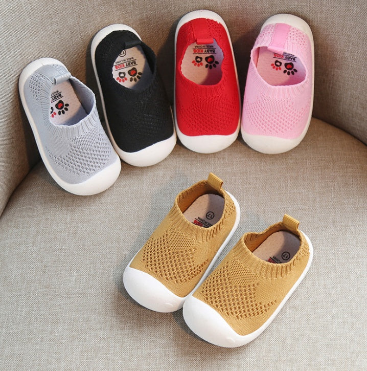 Soft Cotton Toddler Shoes – Non-Slip, Lightweight for Boys & Girls, Sizes 14-23