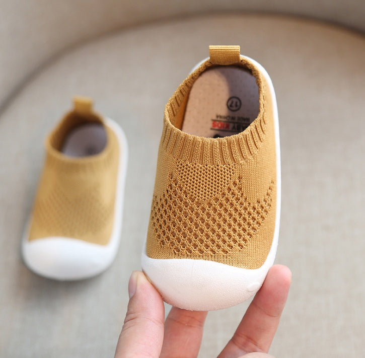Soft Cotton Toddler Shoes – Non-Slip, Lightweight for Boys & Girls, Sizes 14-23