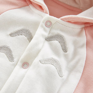 Thick Cotton Baby Romper – Hooded, Warm Winter Onesie with Cartoon Style
