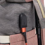 Large Mummy Crib Backpack – Waterproof Diaper Bag with USB & Insulated Storage