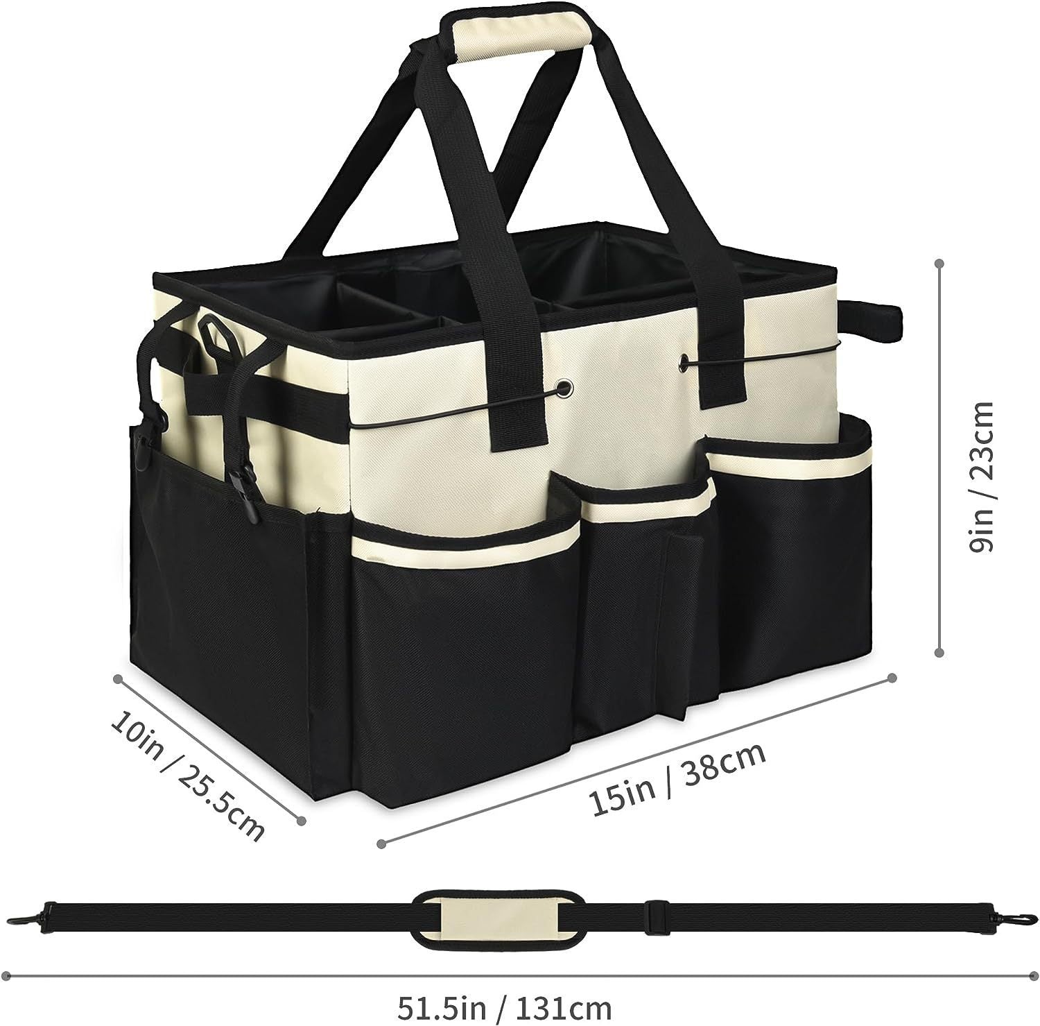 Large Wearable Cleaning Ditty Bag – Waterproof, Durable Storage with Shoulder Strap