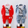 Boys Cotton Clothing Set – Long Sleeve Top & Pants for Spring/Fall (6M–4T)