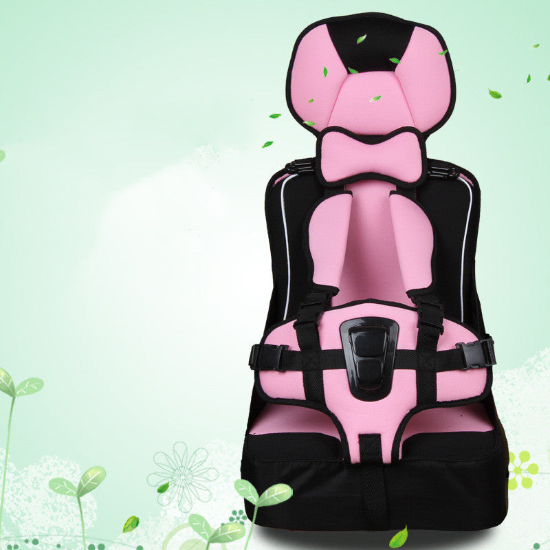 Portable Baby Car Safety Seat – Lightweight, Washable 5-Point Harness Booster