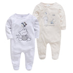 Unisex Baby Romper Jumpsuit – Long Sleeve, Soft Cotton, Spring & Fall Wear