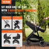 Standard Baby Stroller with Bassinet – Foldable, Reversible, Lightweight & Durable