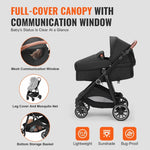 Standard Baby Stroller with Bassinet – Foldable, Reversible, Lightweight & Durable