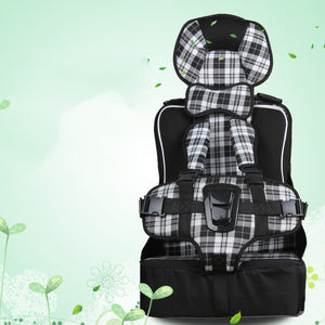 Portable Baby Car Safety Seat – Lightweight, Washable 5-Point Harness Booster